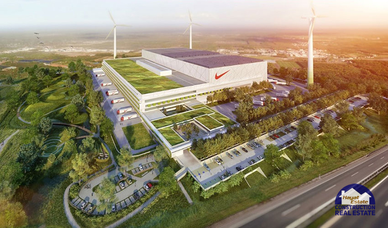 Европейский логистический комплекс Nike (Nike European Logistics Campus) в Ham, Бельгия